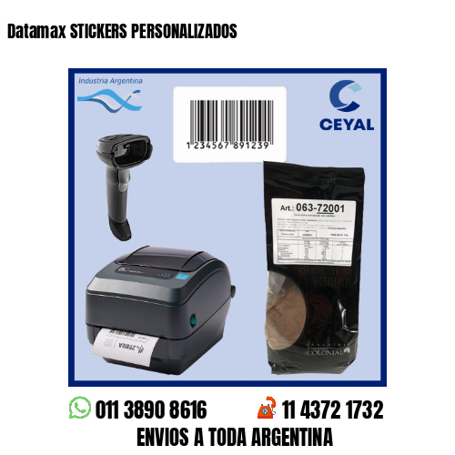 Datamax STICKERS PERSONALIZADOS