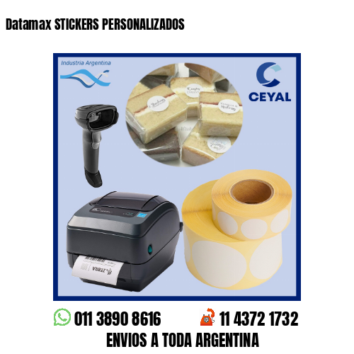 Datamax STICKERS PERSONALIZADOS