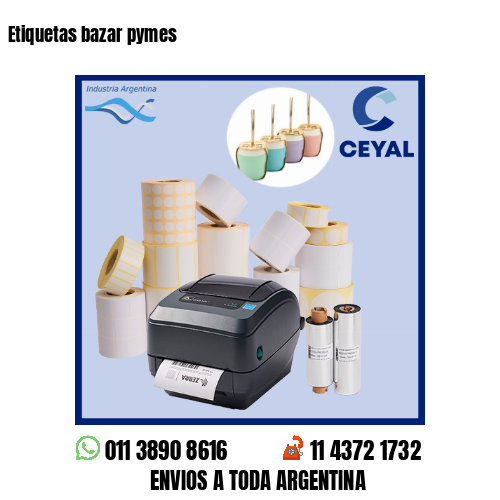 Etiquetas bazar pymes