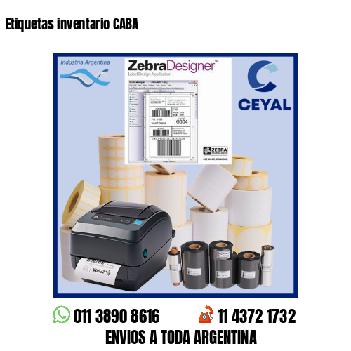 Etiquetas inventario CABA