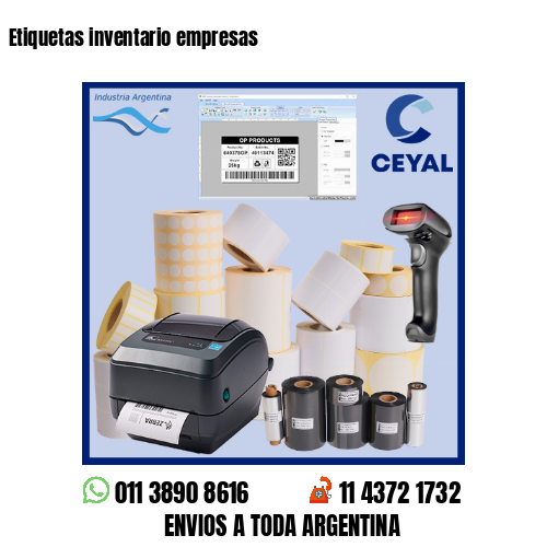 Etiquetas inventario empresas