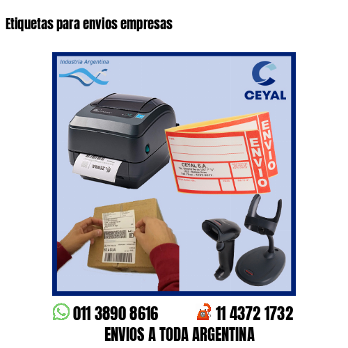 Etiquetas para envios empresas 