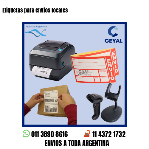 Etiquetas para envios locales