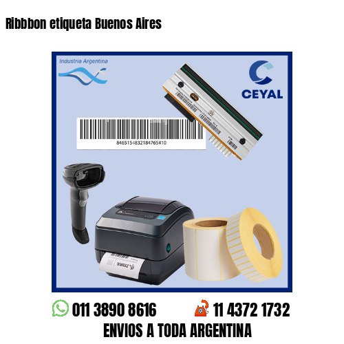 Ribbbon etiqueta Buenos Aires 