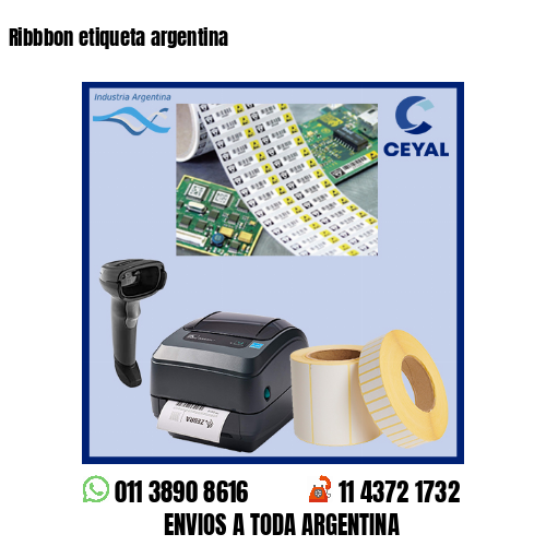 Ribbbon etiqueta argentina