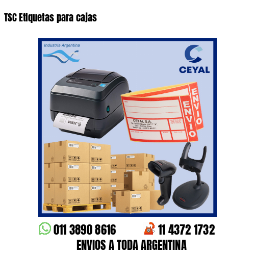 TSC Etiquetas para cajas