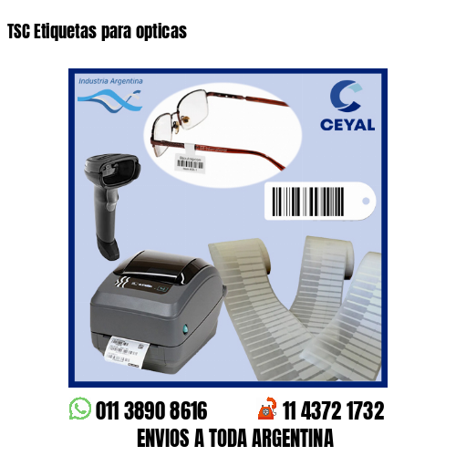 TSC Etiquetas para opticas