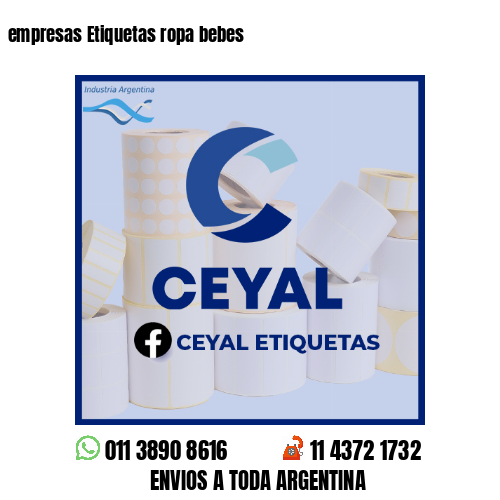 empresas Etiquetas ropa bebes