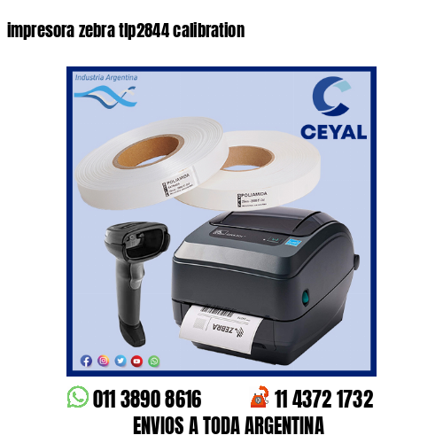 impresora zebra tlp2844 calibration