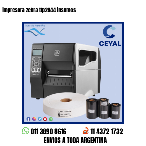 impresora zebra tlp2844 insumos