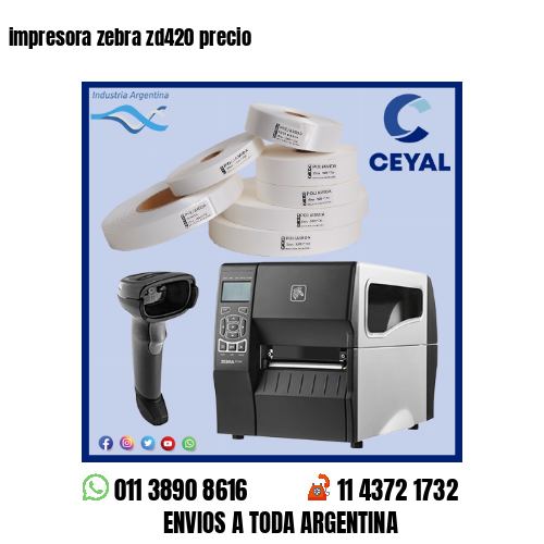 impresora zebra zd420 precio