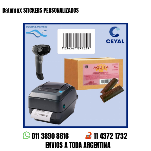 Datamax STICKERS PERSONALIZADOS