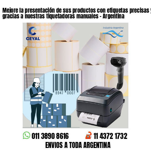 Mejore la presentación de sus productos con etiquetas precisas y uniformes gracias a nuestras tiquetadoras manuales – Argentina