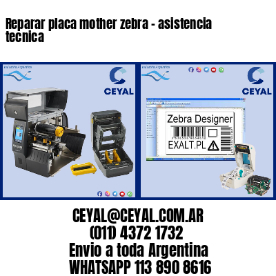 Reparar placa mother zebra – asistencia tecnica