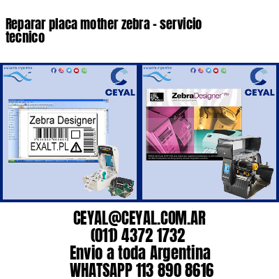 Reparar placa mother zebra – servicio tecnico