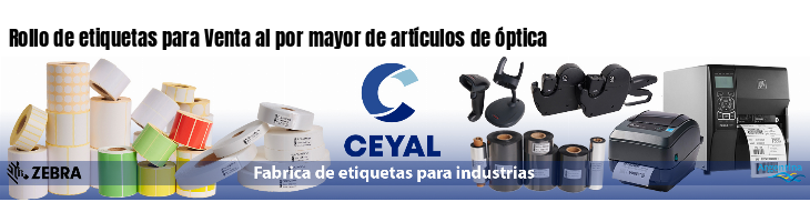 Rollo de etiquetas para Venta al por mayor de artículos de óptica