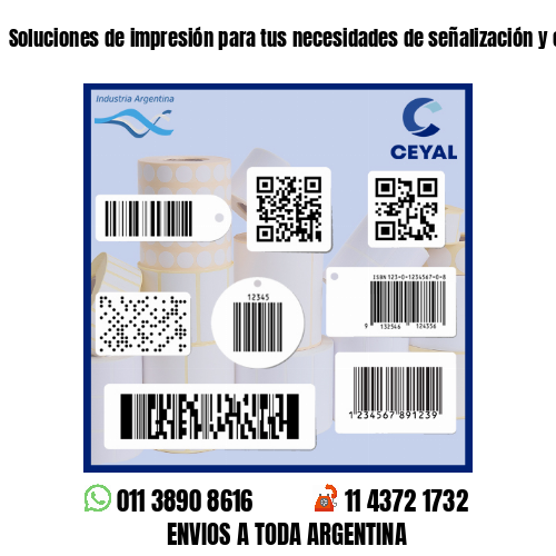 Soluciones de impresión para tus necesidades de señalización y exhibición .