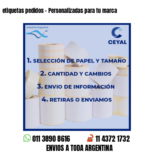 etiquetas pedidos – Personalizadas para tu marca