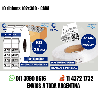 10 ribbons 102x300 - CABA