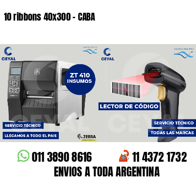10 ribbons 40x300 - CABA