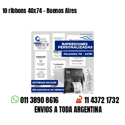 10 ribbons 40x74 - Buenos Aires