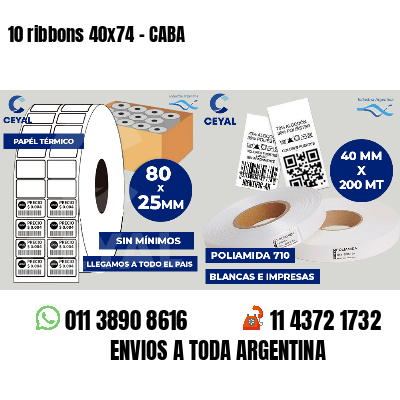 10 ribbons 40x74 - CABA