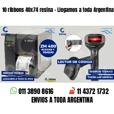 10 ribbons 40x74 resina - Llegamos a toda Argentina