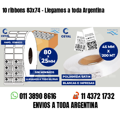 10 ribbons 83x74 - Llegamos a toda Argentina