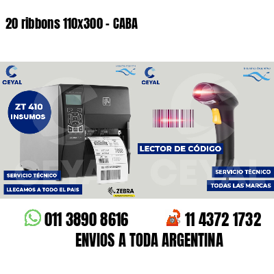 20 ribbons 110x300 - CABA