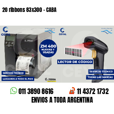 20 ribbons 83x300 - CABA