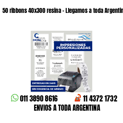 50 ribbons 40x300 resina - Llegamos a toda Argentina