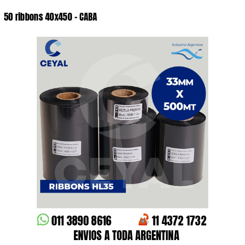 50 ribbons 40×450 – CABA