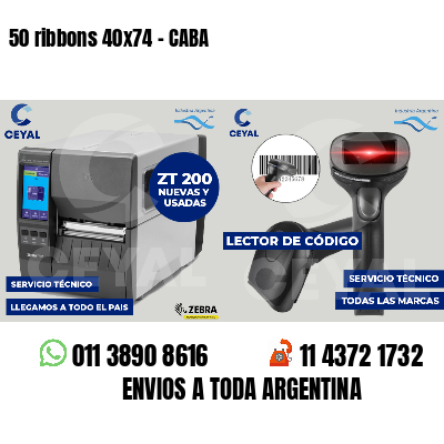 50 ribbons 40x74 - CABA