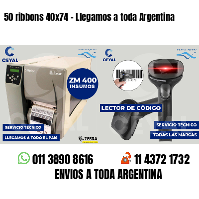 50 ribbons 40x74 - Llegamos a toda Argentina
