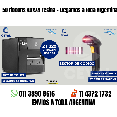 50 ribbons 40x74 resina - Llegamos a toda Argentina