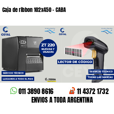 Caja de ribbon 102x450 - CABA
