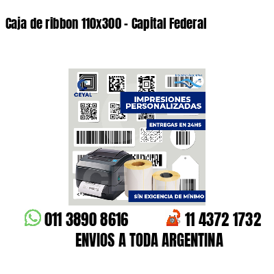 Caja de ribbon 110x300 - Capital Federal
