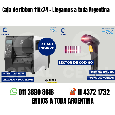 Caja de ribbon 110x74 - Llegamos a toda Argentina