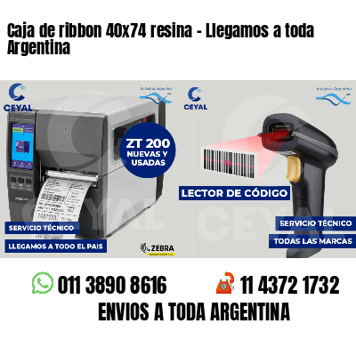 Caja de ribbon 40x74 resina - Llegamos a toda Argentina