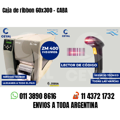 Caja de ribbon 60x300 - CABA