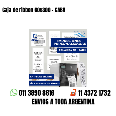 Caja de ribbon 60x300 - CABA