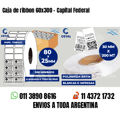Caja de ribbon 60x300 - Capital Federal