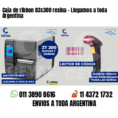 Caja de ribbon 83x300 resina - Llegamos a toda Argentina