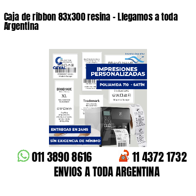 Caja de ribbon 83x300 resina - Llegamos a toda Argentina