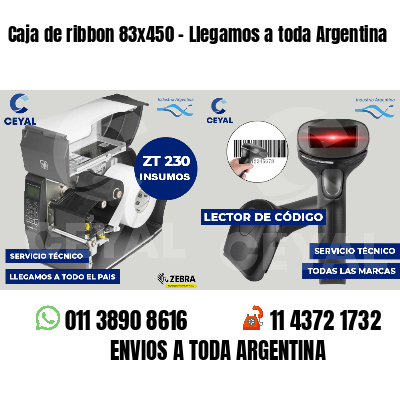 Caja de ribbon 83x450 - Llegamos a toda Argentina