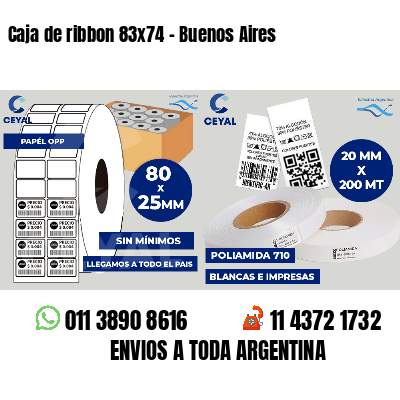 Caja de ribbon 83x74 - Buenos Aires