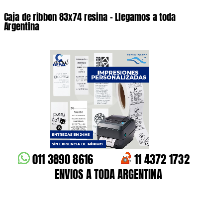 Caja de ribbon 83x74 resina - Llegamos a toda Argentina