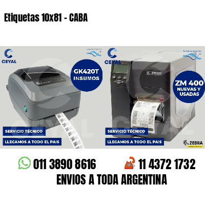 Etiquetas 10x81 - CABA