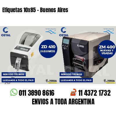 Etiquetas 10x85 - Buenos Aires