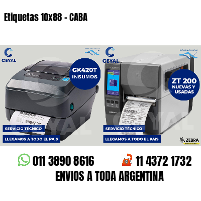 Etiquetas 10x88 - CABA
